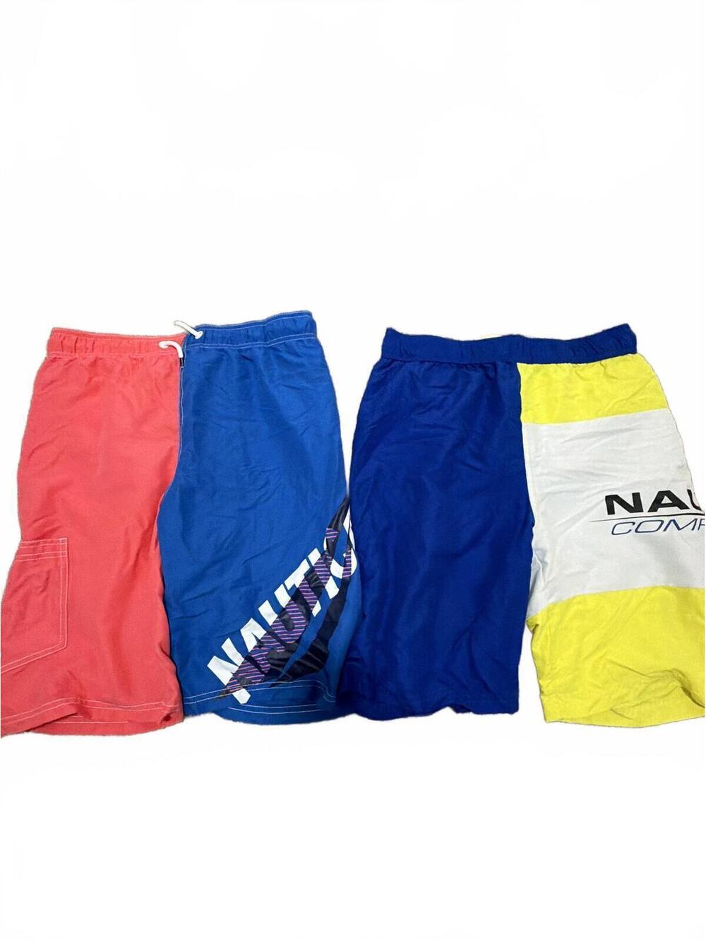 Nautica Boys Swim Trunks XL Colorblock Lot of 2